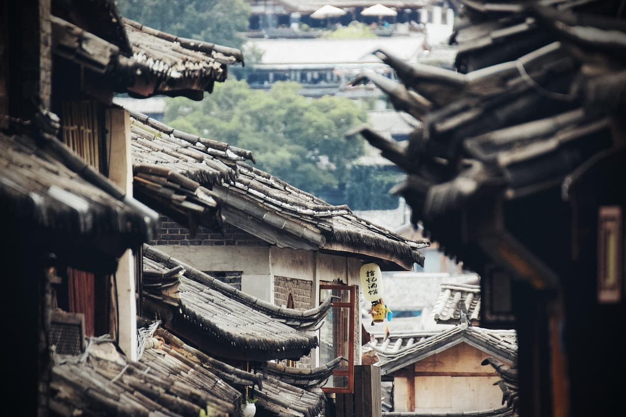Traditional Chinese rooftops